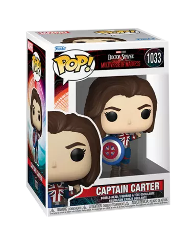 Comprar Figura POP! Captain Carter Dr. Strange in Multiverse of Madness Marvel 9cm Figuras de Videojuegos