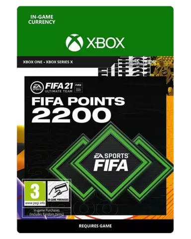 Comprar FIFA 21 Ultimate Team 2200 FIFA Points Xbox Live Xbox One