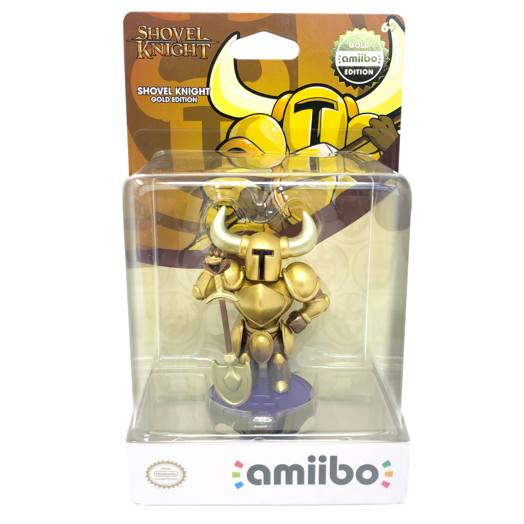 Figura amiibo shovel knight edición gold