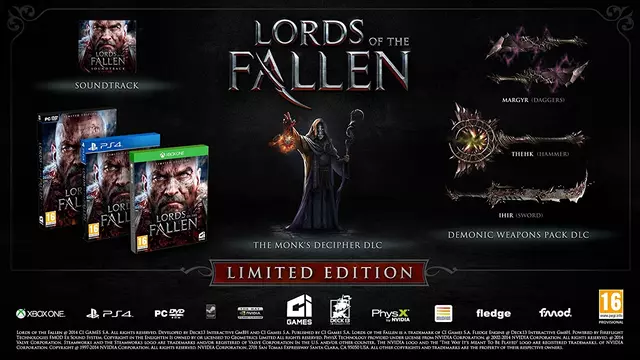 Comprar Lords Of The Fallen Edición Limitada Xbox One Limitada - EEUU