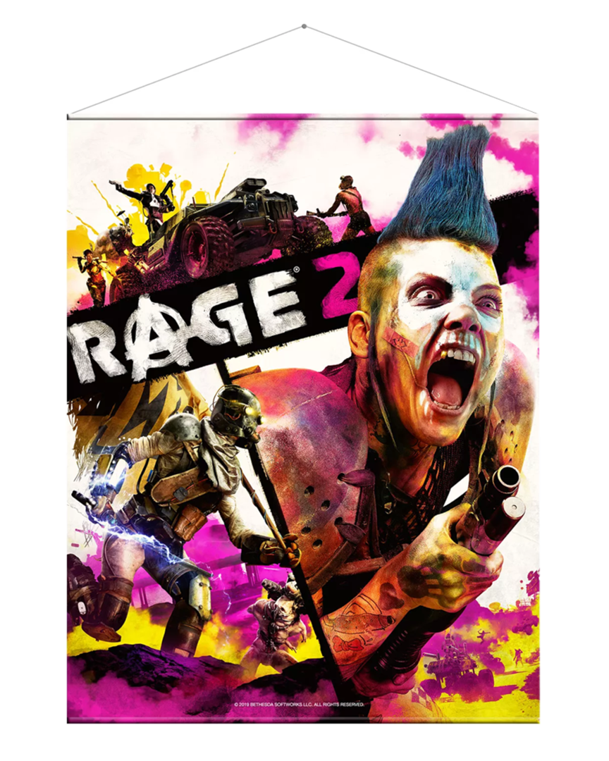 Mural de pared rage 2