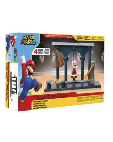 Comprar Playset Castillo de Lava Super Mario Figuras de Videojuegos