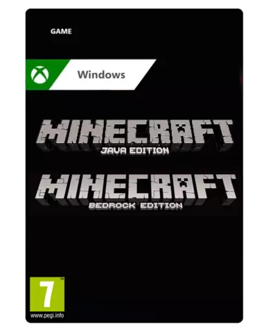 Comprar Minecraft Edición Java & Bedrock  - PC, Estándar | Digital, Xbox Live