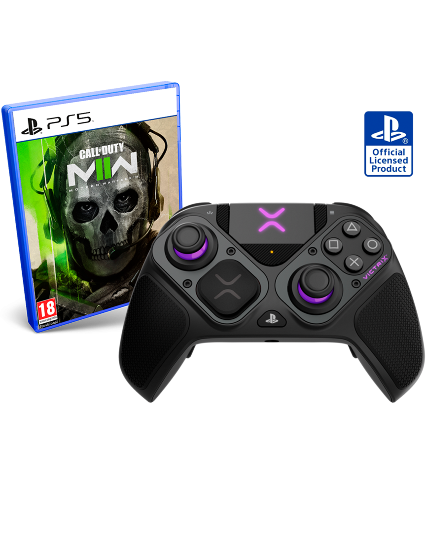 Mando Wireless Victrix Pro BFG con Licencia Oficial PlayStation + Call of Duty: Modern Warfare II