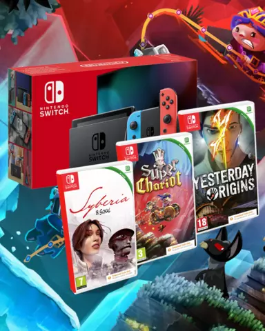 Comprar Packs Nintendo Switch + Juegos Microids - Pack Juegos 1, Pack Juegos 2, Pack Juegos 3, Pack Switch Gris, Pack Switch Neon, Switch