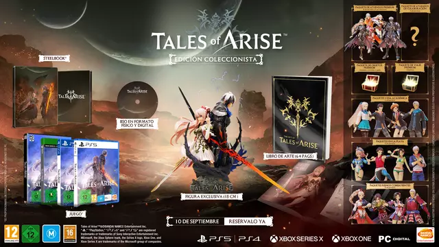 Comprar Tales of Arise Edición Coleccionista PS5 Coleccionista