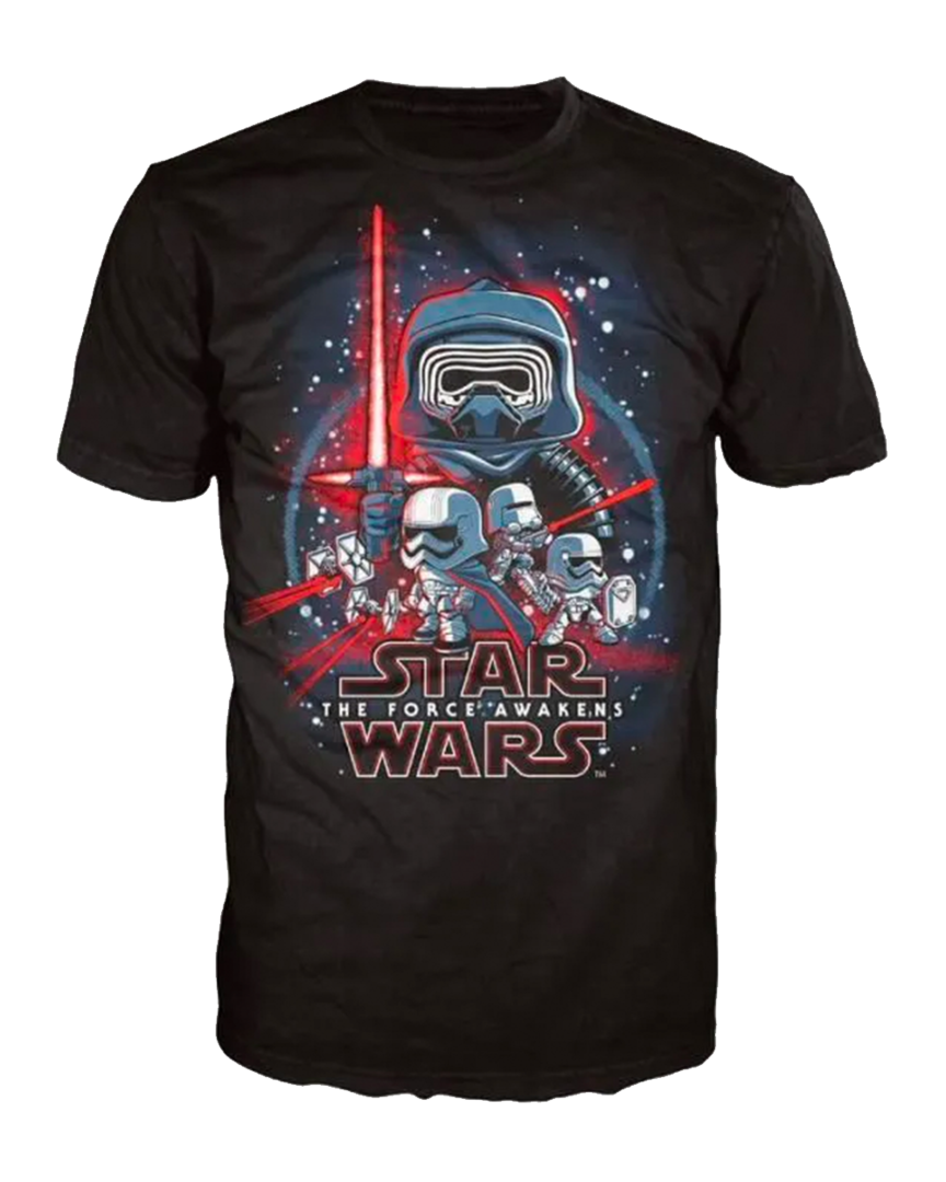 Camiseta pop! el despertar de la fuerza star wars talla s