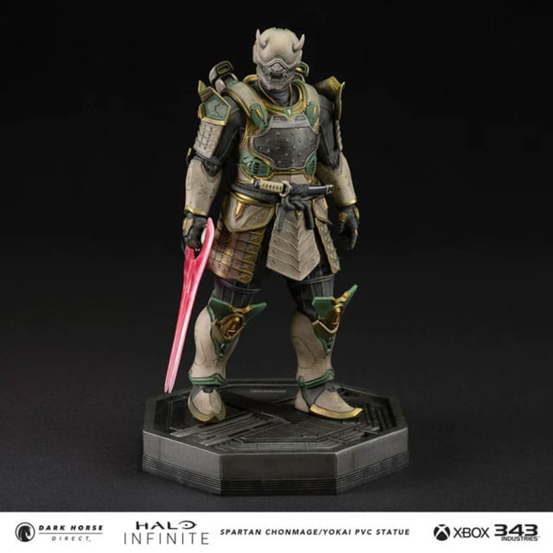 Figura spartan chonmage yokai halo infinite 25 cm