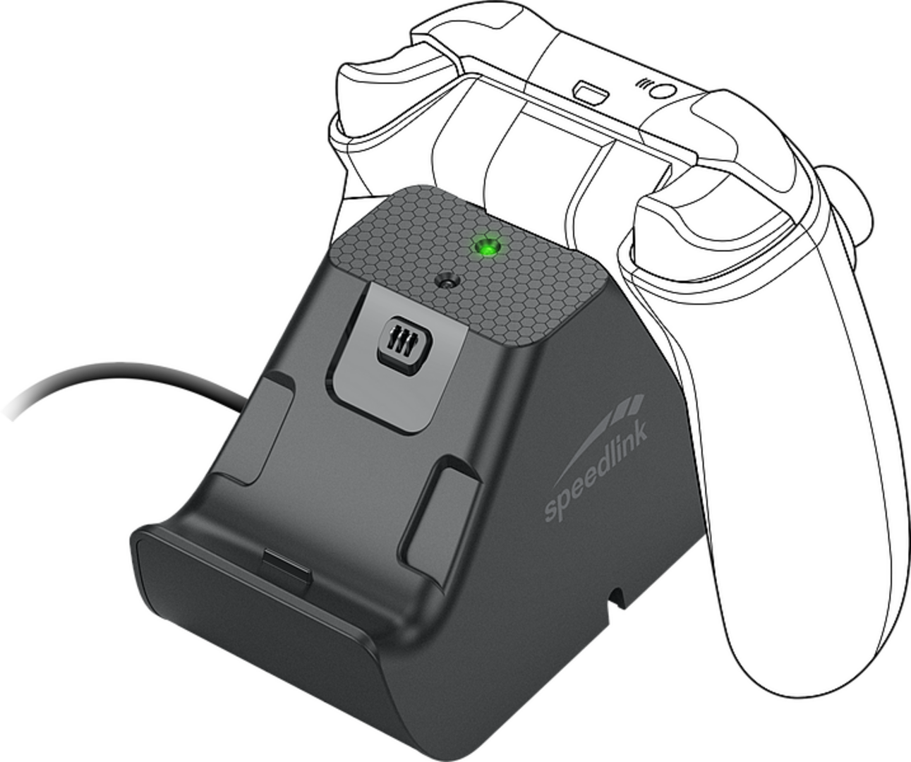 Speedlink - cargador usb jazz para xbox serie x/s
