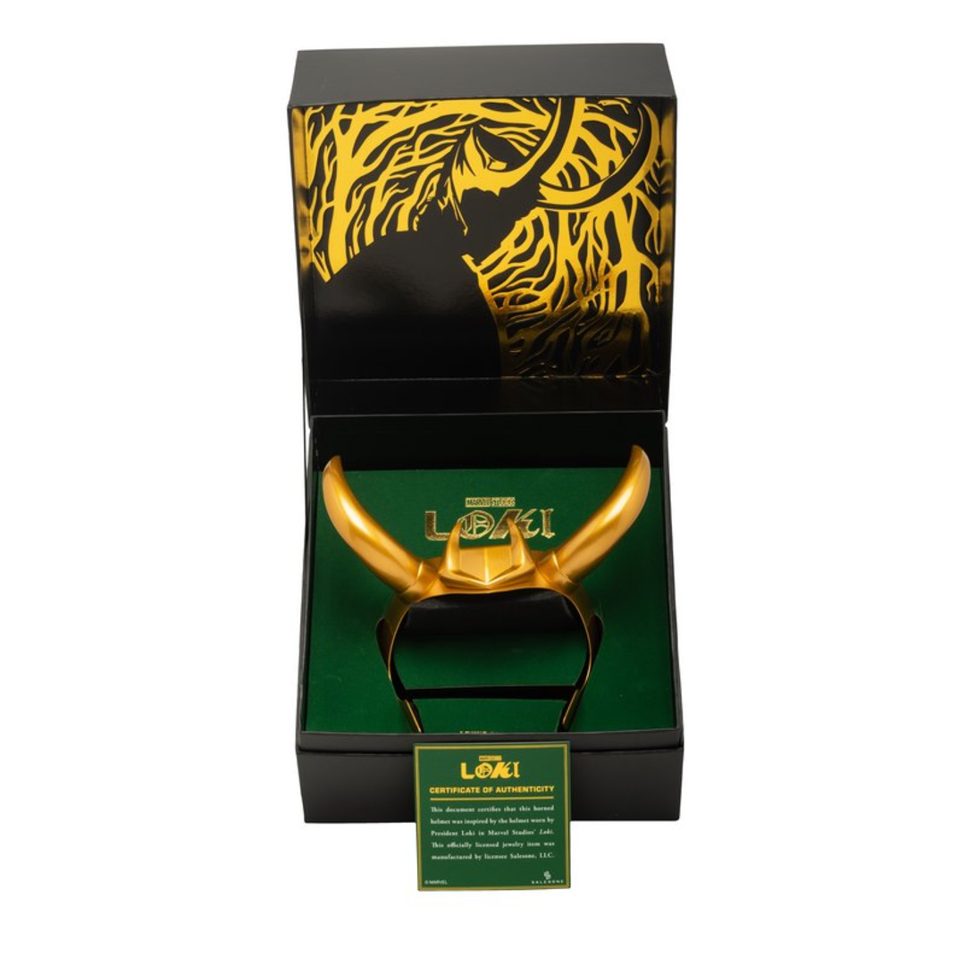 SalesOne Réplica Marvel LOKI Corona - Figura Marvel LOKI - Ideal disfraz LOKI - Marvel regalos, Marvel merchandising oficial, Loki cuernos ideal Disfraz Loki