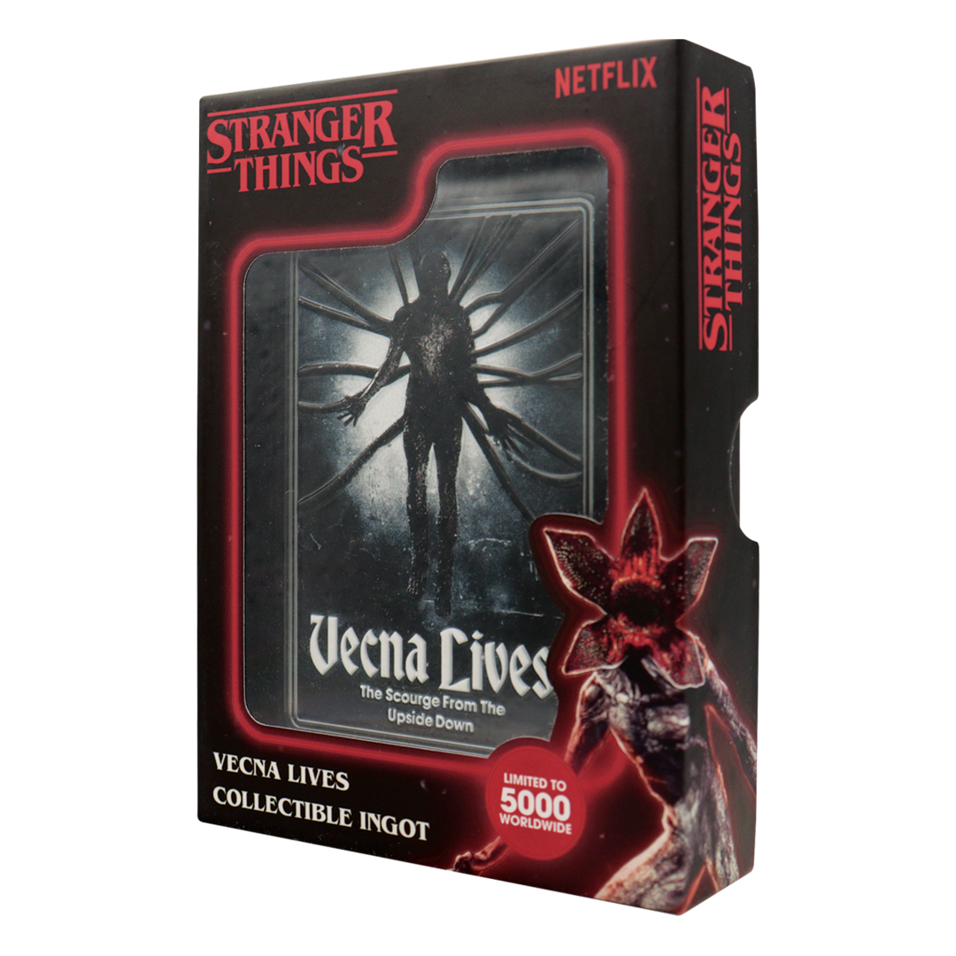 Stranger Things Temporada 5 Vecna Lives Ingot - Edición limitada