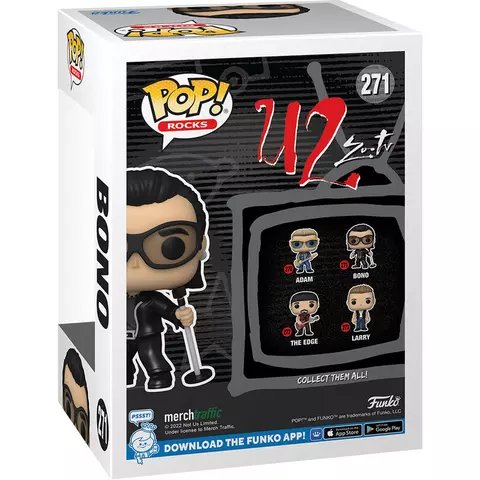 Comprar Figura POP U2 ZooTV Bono Figuras Estándar