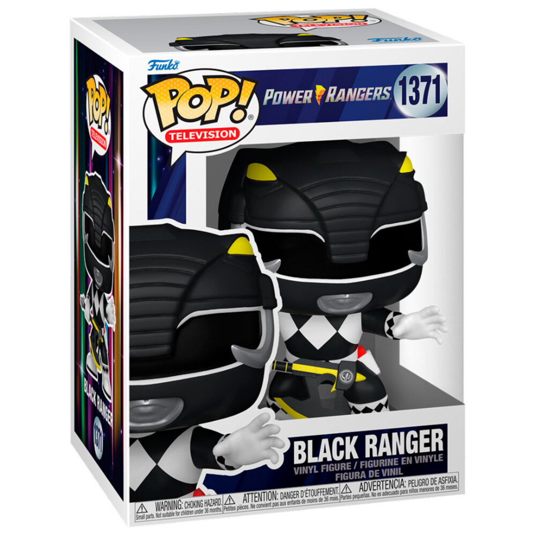 Figura pop power rangers 30th anniversary black ranger