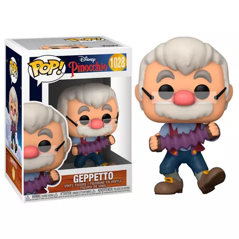 Comprar Figura POP Disney Pinocho Geppetto with Accordion Figuras Estándar