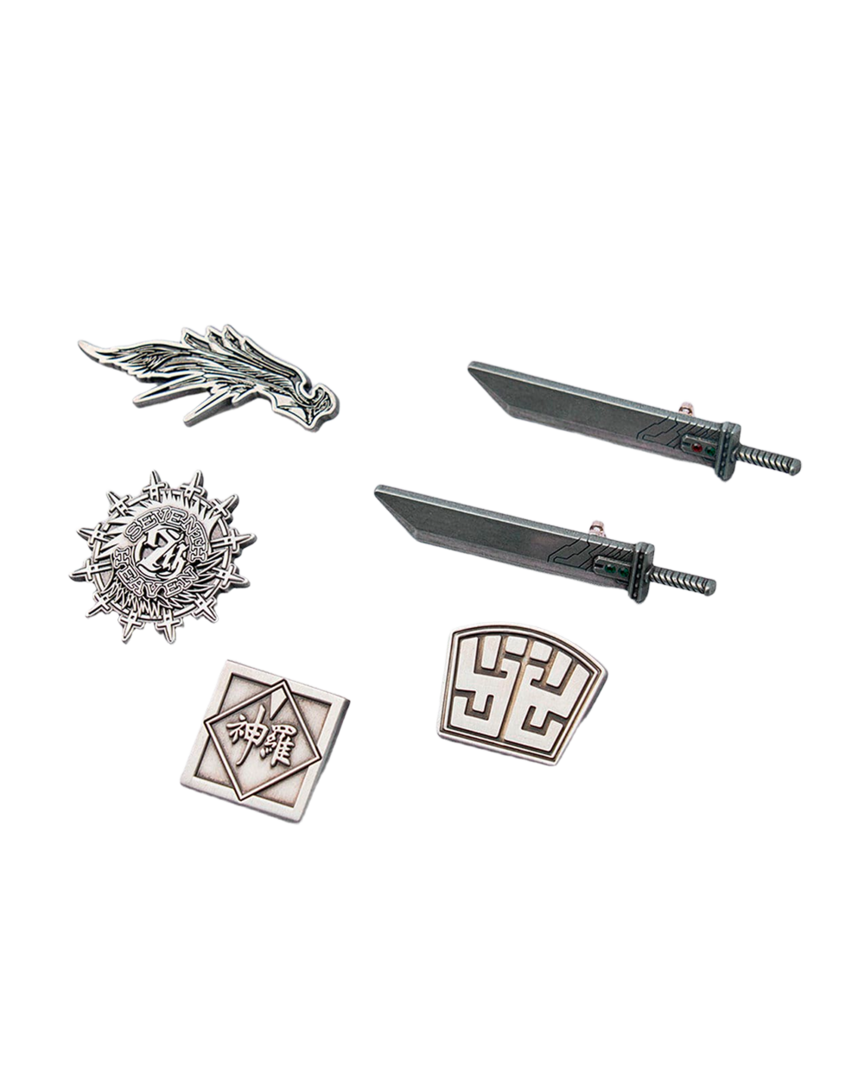 Set de 6 Pines Metálicos Final Fantasy VII Rebirth Square Enix