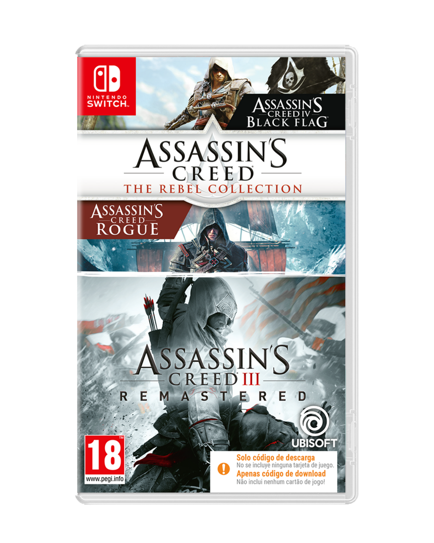 Assassin's creed iii + rebel collection bundle ciab
