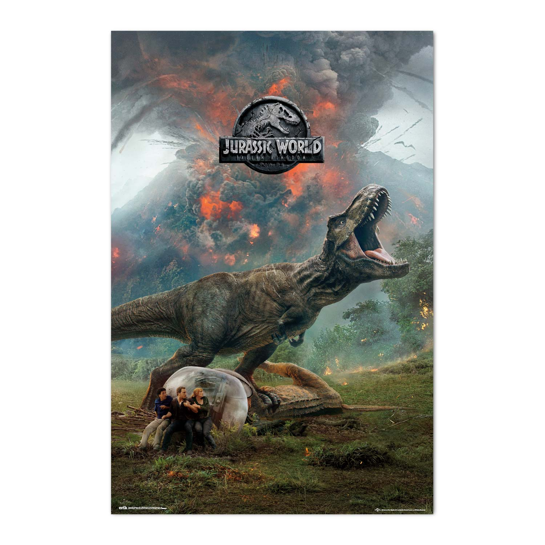 Grupo Erik Póster Jurassic World - Lamina decorativa Jurassic World/Producto con licencia oficial