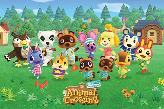Comprar Poster Animal Crossing Line Up 