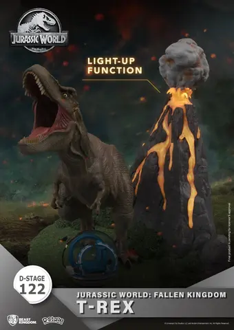 Comprar Figura Dstage Jurassic World El Reino Caido T-Rex Figuras