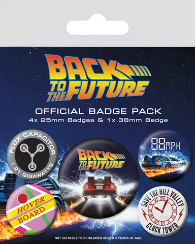 Comprar Set Chapas Regreso Al Futuro Delorean 