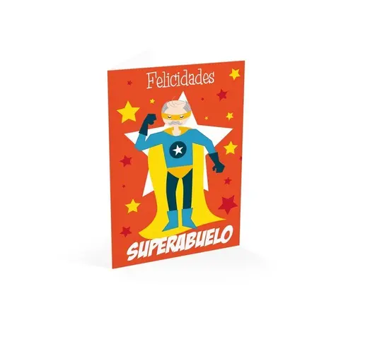 Comprar Tarjeta Felicitacion ­Felicidades! Superabuelo 