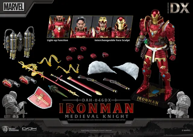 Comprar Figura Dynamic8H Marvel Iron Man Caballero Medieval Deluxe Figuras