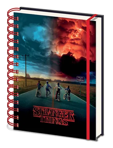 Comprar Cuaderno A5 Wiro Premium Stranger Things Mind Flyer 