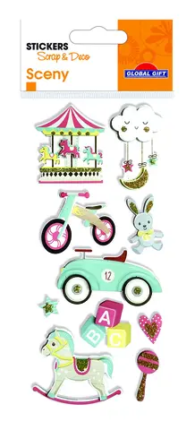 Comprar Pegatinas Sceny Scrap & Deco Carrusel Relieve 