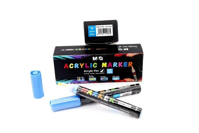 Comprar Set Rotuladores Pintura Acrilica Azul 16 S603 