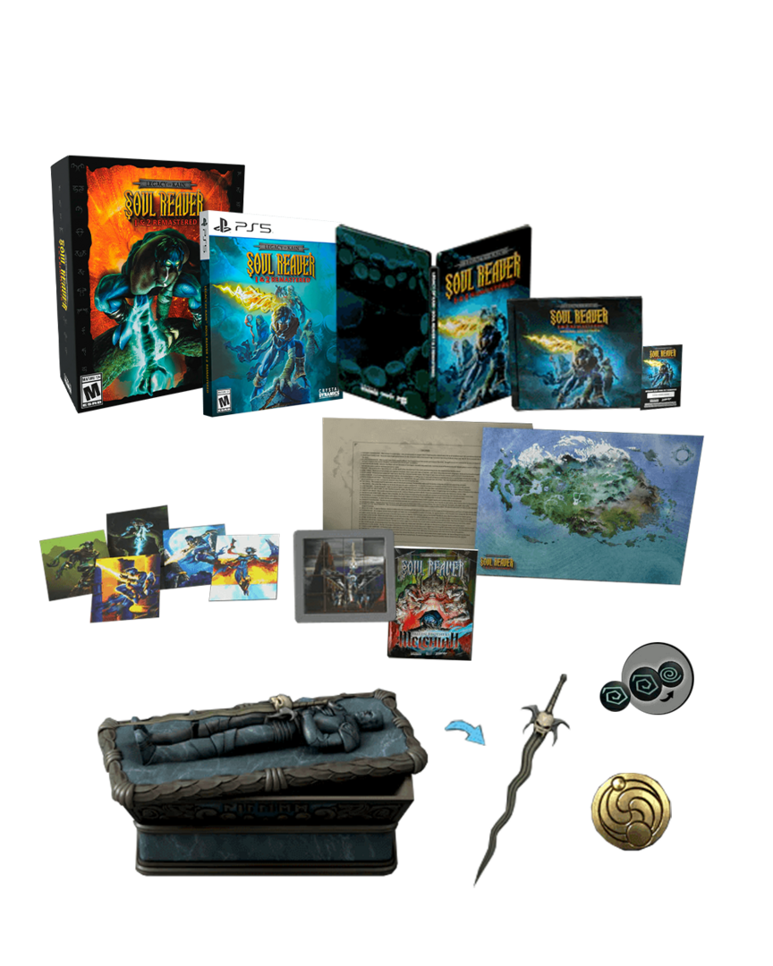 Legacy of kain soul reaver 1 & 2 remastered collector edition - imp - lrg