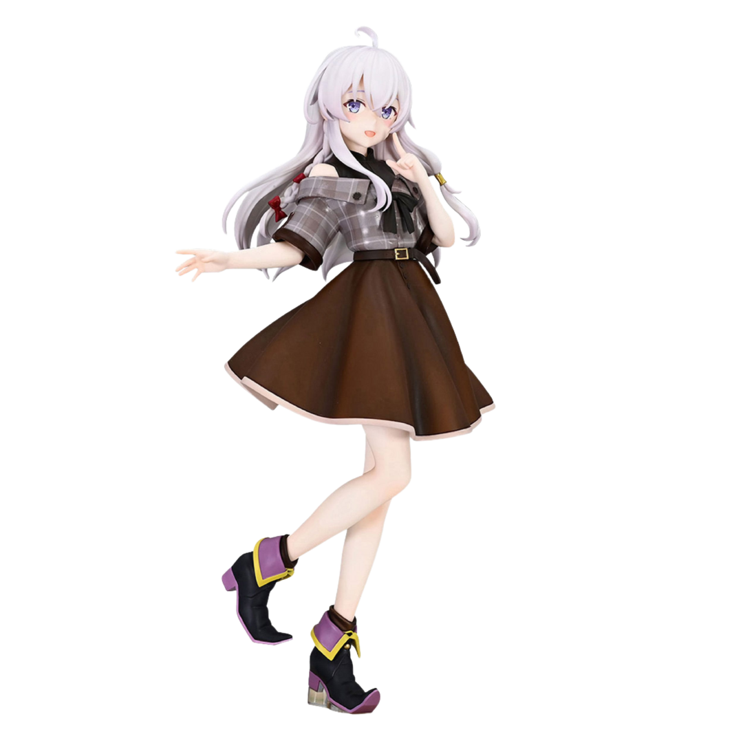 Figura elaina brown wandering witch: the journey of elaina trio-try-it furyu 22cm