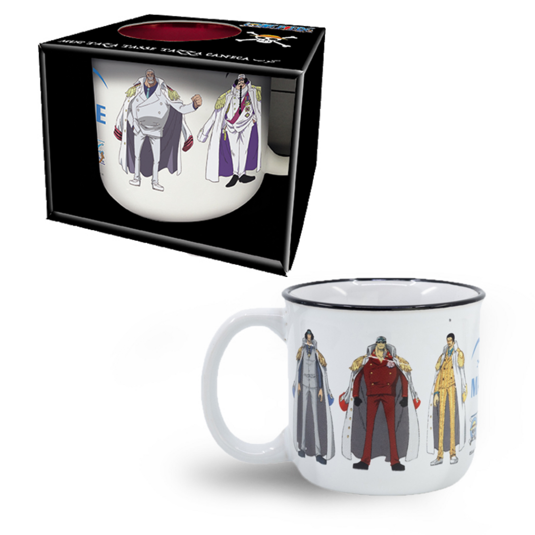 One piece - taza cerámica desayuno 400 ml marine