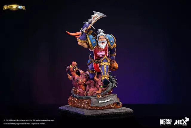 Reservar Figura Leeroy Jenkins Estatua Resina 1:1 Hearthstone 25 cm Figuras Estándar