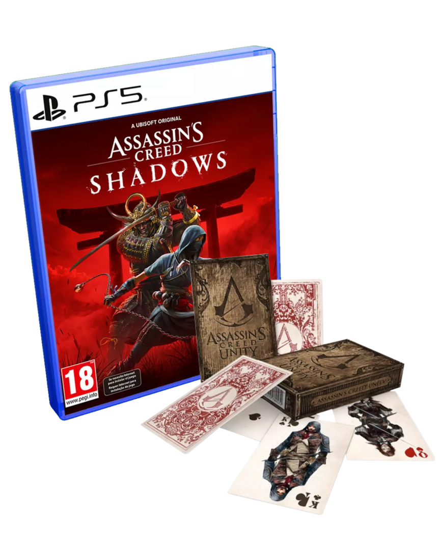 Assassin's Creed Shadows + Baraja de Cartas Assassin's Creed Oficial