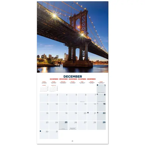Comprar Calendario 2024 30X30 Nueva York 