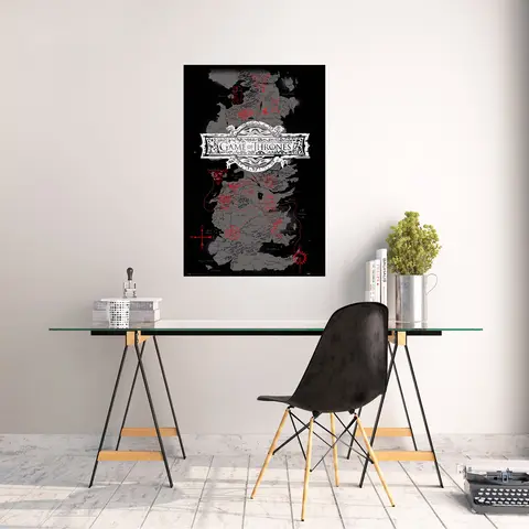 Comprar Poster Juego De Tronos Mapa 