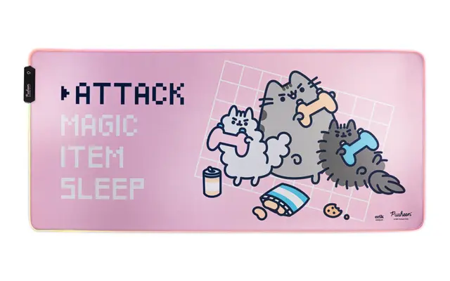 Comprar Alfombrilla Raton XXL Con Luz Led Pusheen 