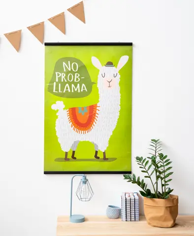 Comprar Colgador De Poster Magnetico Vertical Negro 