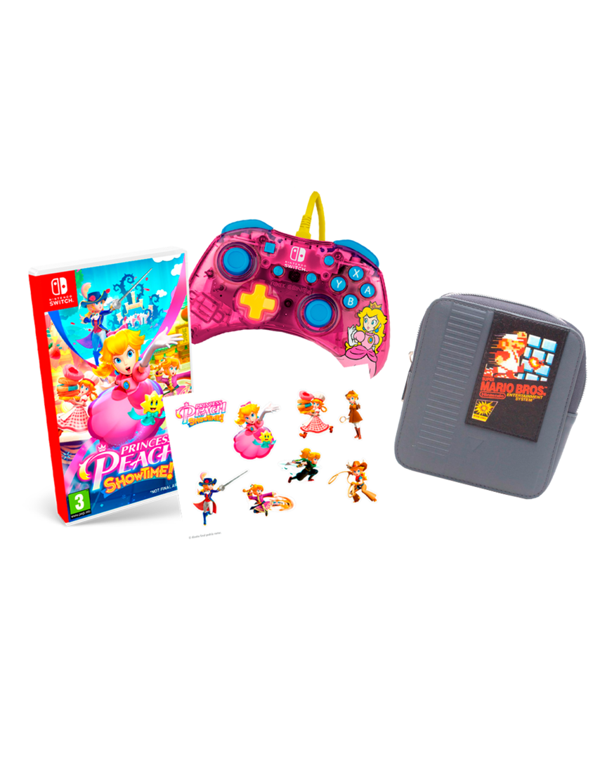 Princess Peach: Showtime! Pack Mando Rock Candy/Monedero Cartucho