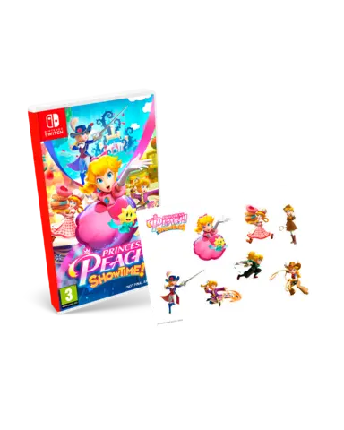 Princess Peach: Showtime! + Set de stickers con Licencia Oficial en A5