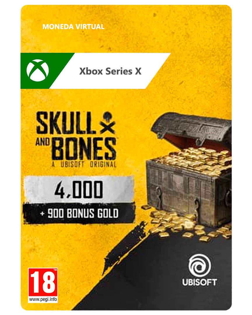 Skull & bones 4900 monedas de oro