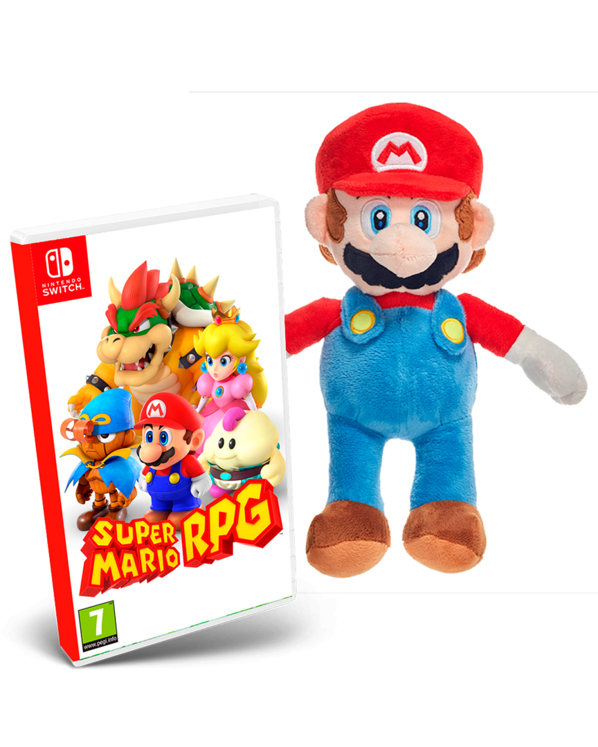 Super Mario RPG + Peluche Mario 22 cm