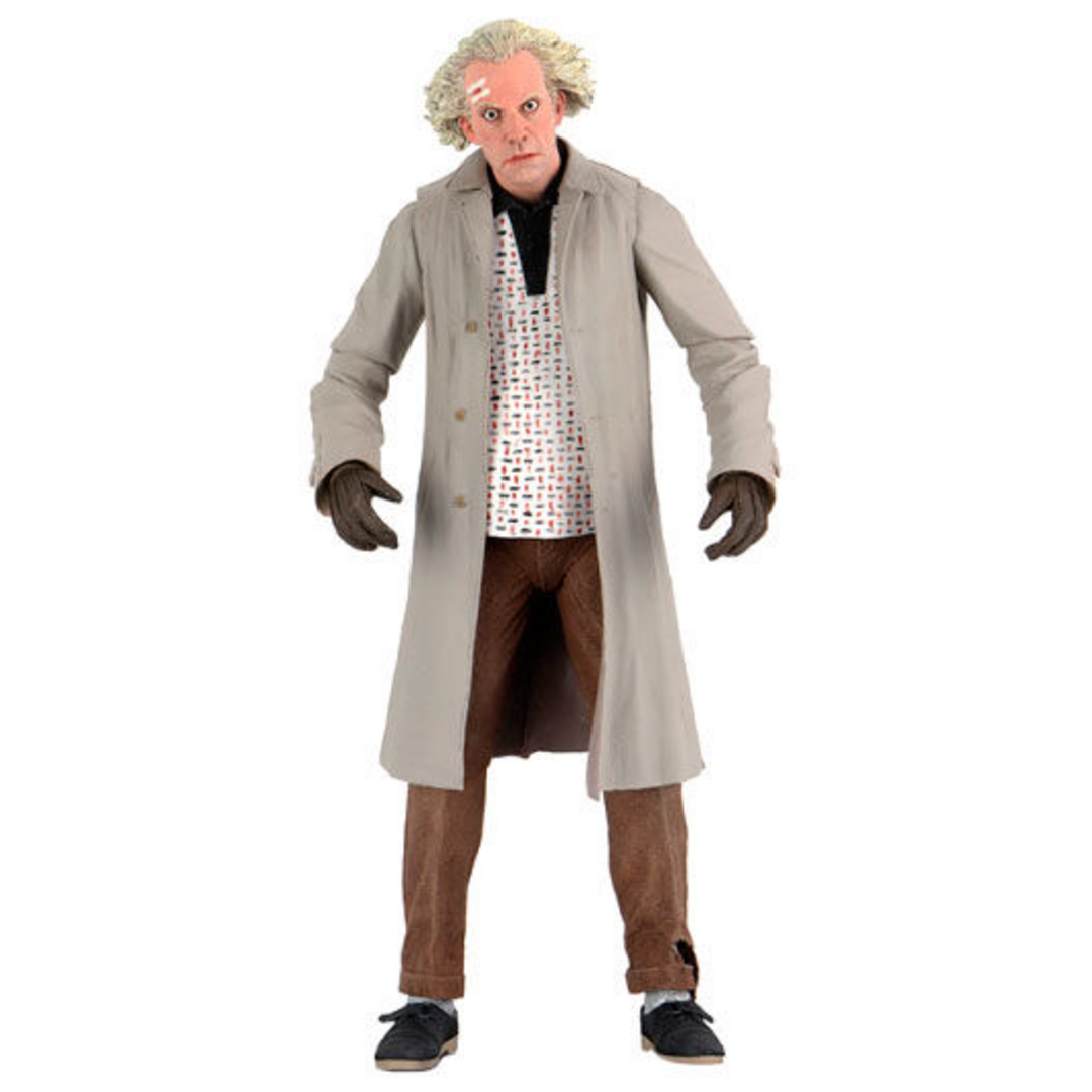 Figura ultimate doc brown regreso al futuro 18cm