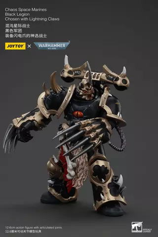 Reservar Figura Elegido de la Legión Negra con garras relámpago Warhammer 40K 1/18 JoyToy 20cm Figuras Estándar