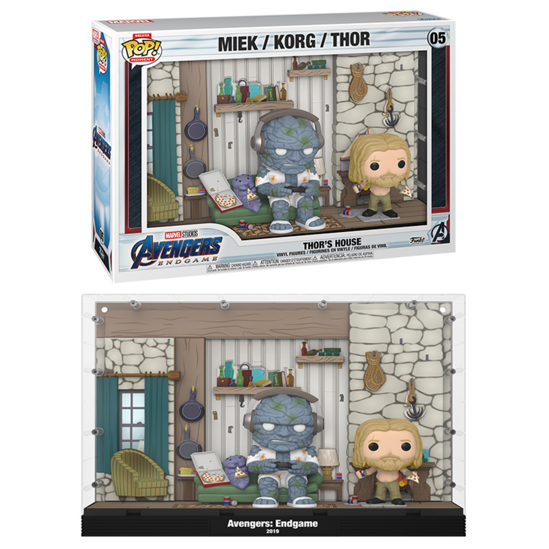 Vengadores: endgame - pop moments deluxe thor's house