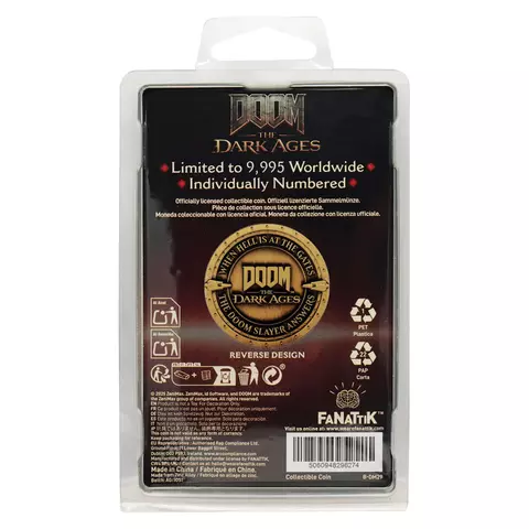 Reservar Réplica Moneda Doom: The Dark Ages Fanattik Limitada