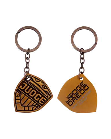Llavero Insignia 2000 AD Juez Dredd Edición Limitada Fanattik