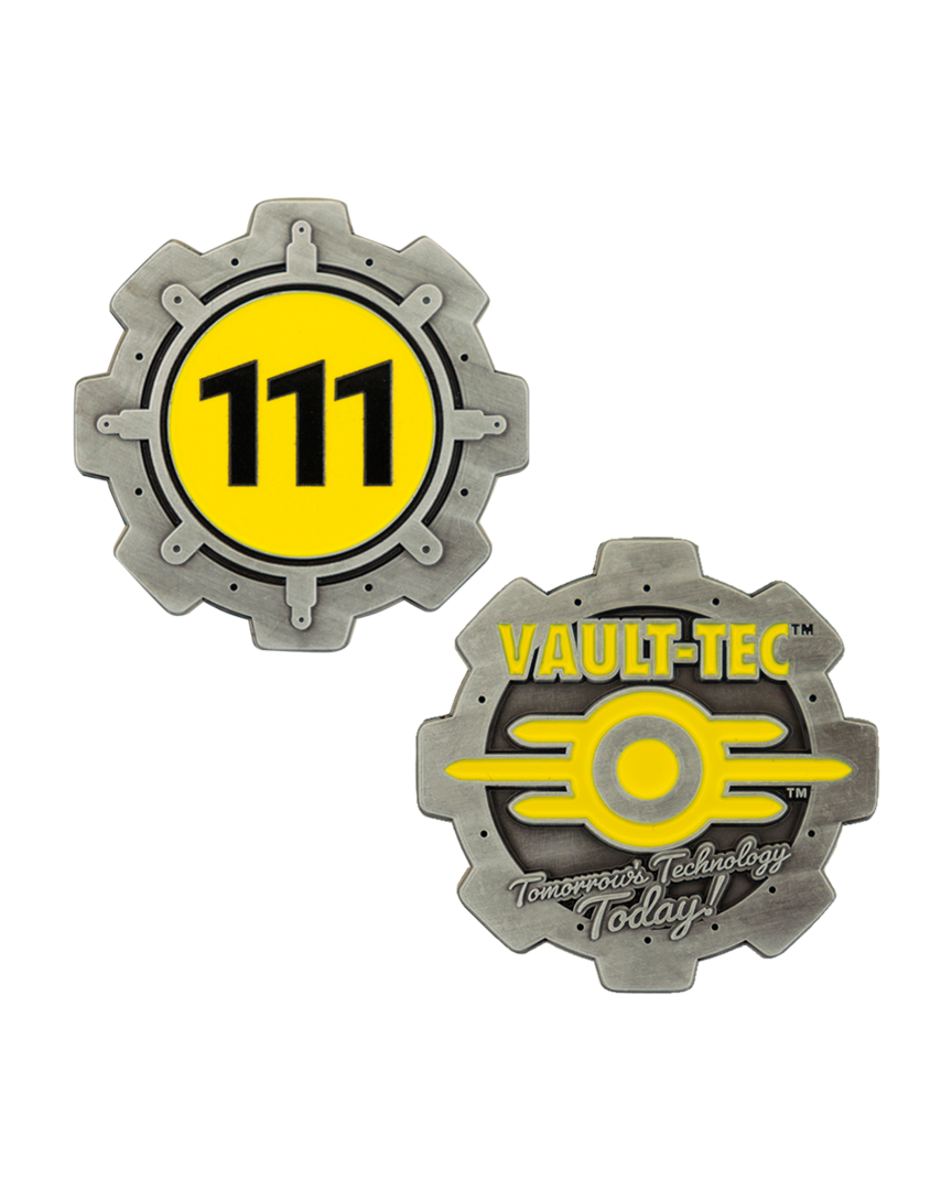 Réplica moneda vault 111 fallout edición limitada fanattik