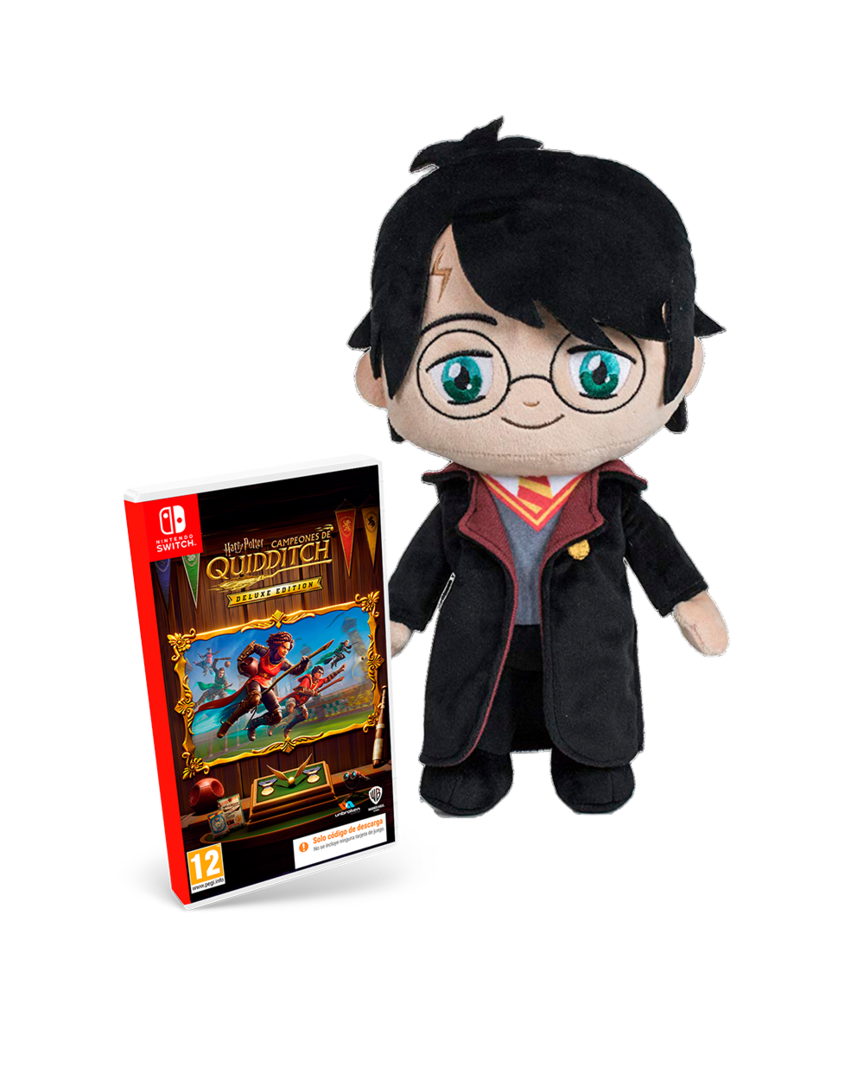 Harry Potter: Campeones de Quidditch Ed. Deluxe + Peluche Harry