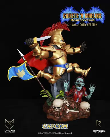 Reservar Estatua Sir Arthur  Ghost and Goblins Resurrection Gold Version Figuras de Videojuegos Gold Version